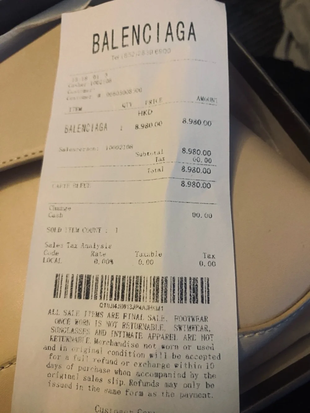 Balenciaga Cream Saddle Shoulder Bag with BB Logo - Picture 3 of 4